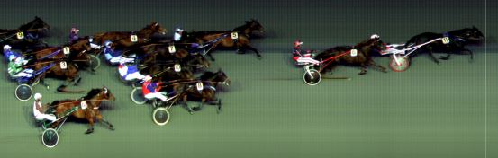 Målfoto for løp 7 på bane BI den 14.11.2015