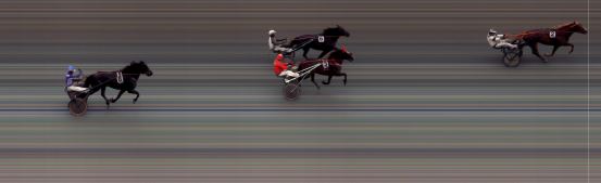 Målfoto for løp 5 på bane BI den 19.07.2020