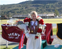 Viktoria forsvarte NM-tittelen fra Drammen i fjor.